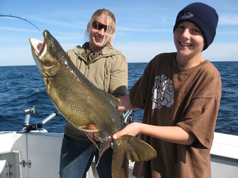 Lake Trout Fishing - Stellar Charters - Kenosha WI - Lake Michigan
