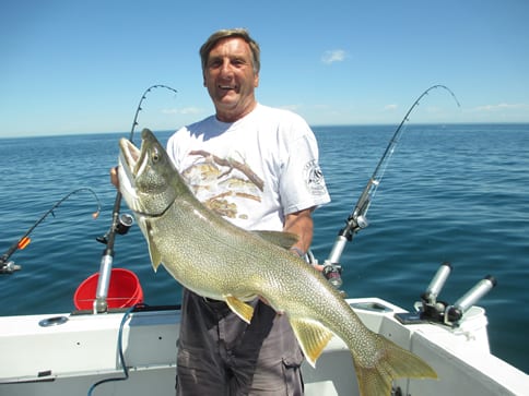 Lake Trout Fishing - Stellar Charters - Kenosha WI - Lake Michigan