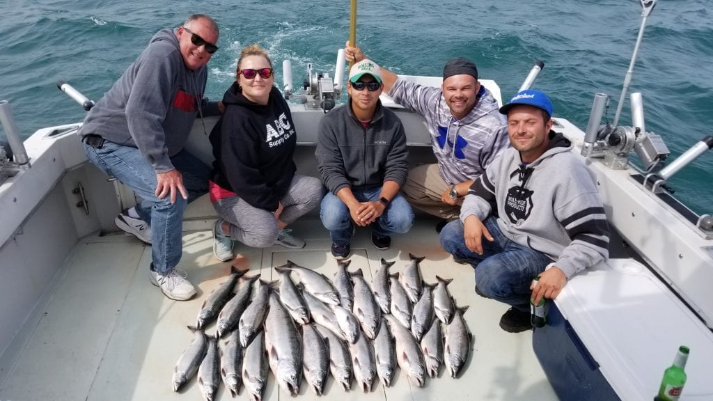 Limit catch! | Charter | Fishing | Kenosha, WI | Lake Michigan