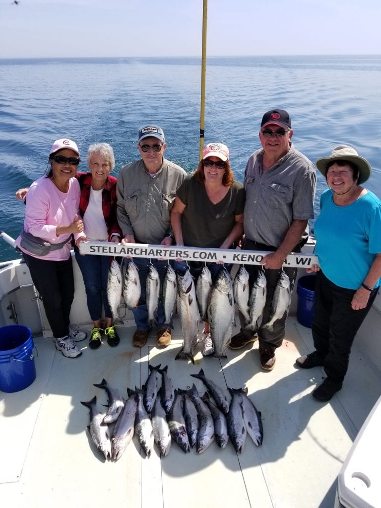 Kenosha WI Charter Fishing June 2018