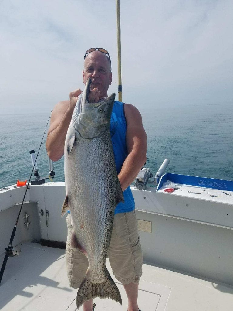Kenosha, WI fishing charter. Charter fishing Lake Michigan with Stellar Charters LLC