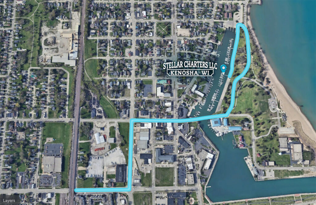 Directions to Stellar Charters in Kenosha
